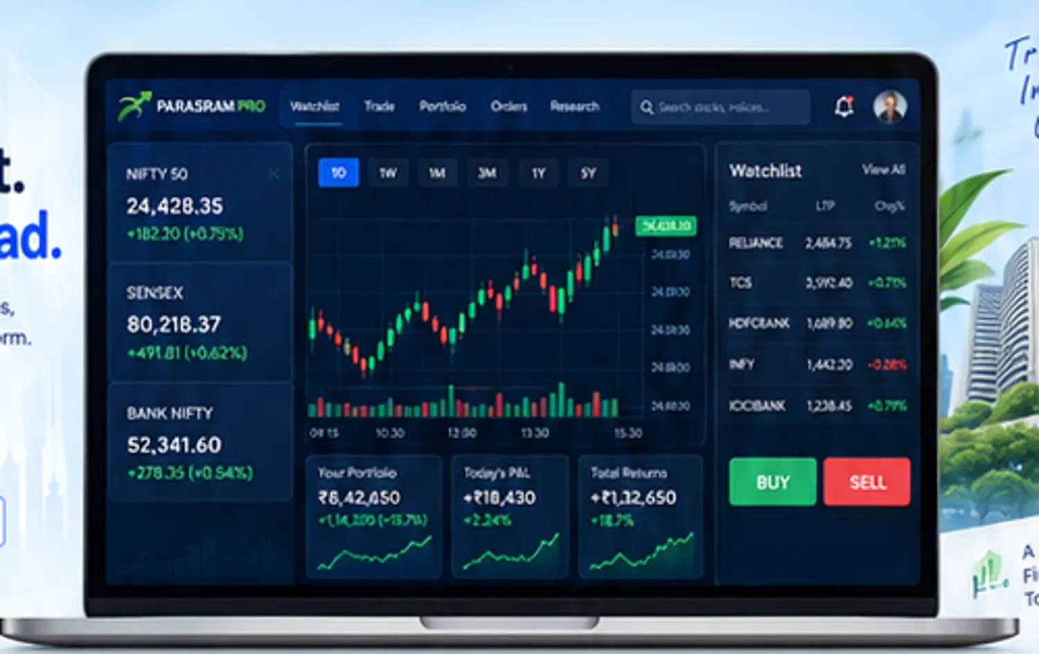 Parasram trading platform preview